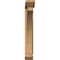 Ekena Millwork Thorton Slat Smooth Bracket w/ Offset Brace, Western Red Cedar, 5 1/2"W x 26"D x 38"H BKT0604X26X38THR06SWR - alternate 2